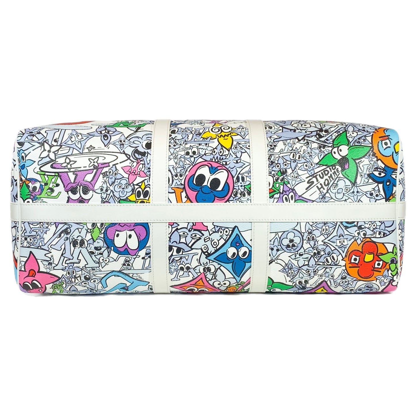 Louis Vuitton Monogram Comics Keepall Bandouliere 50 Multicolor