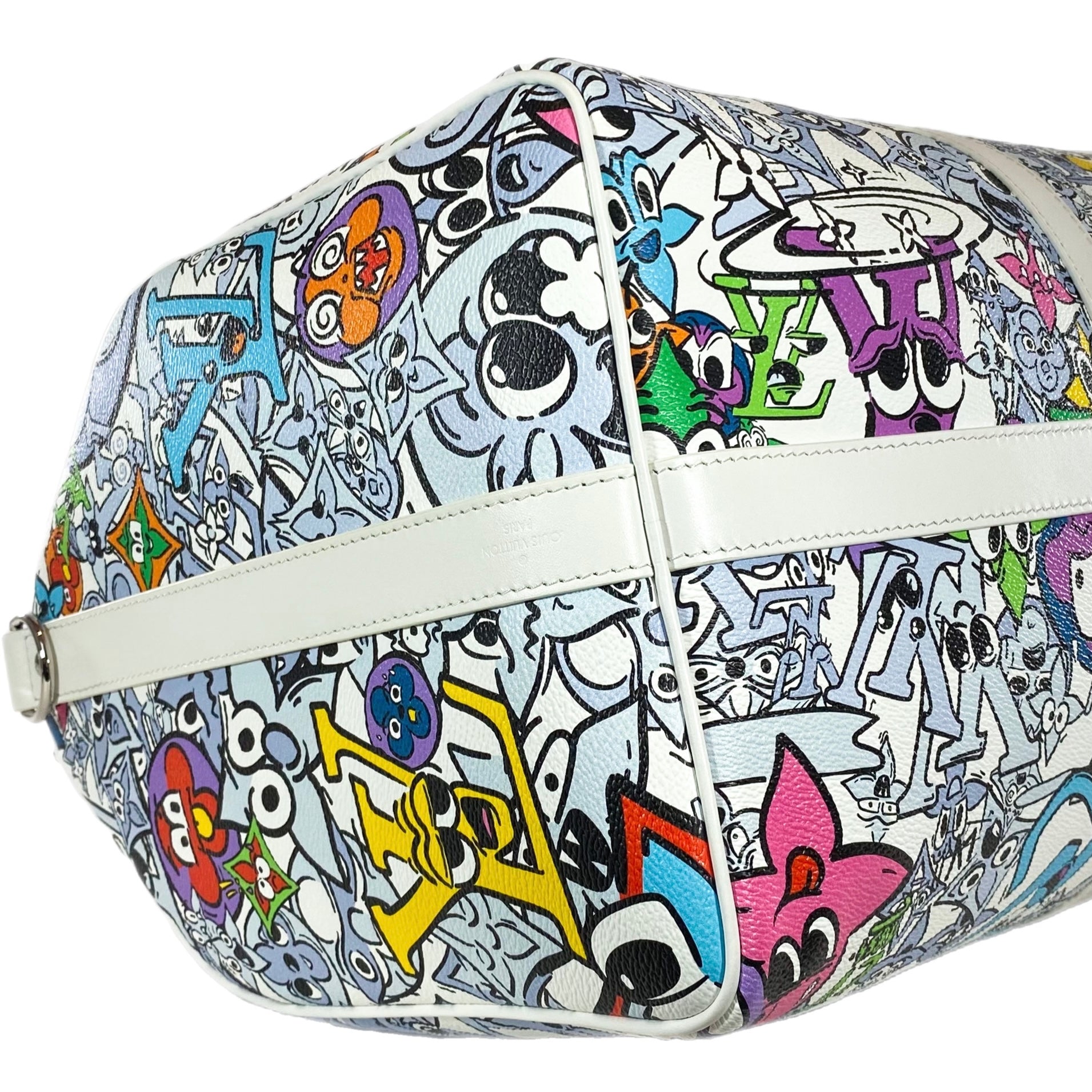 Louis Vuitton Monogram Comics Keepall Bandouliere 50 Multicolor