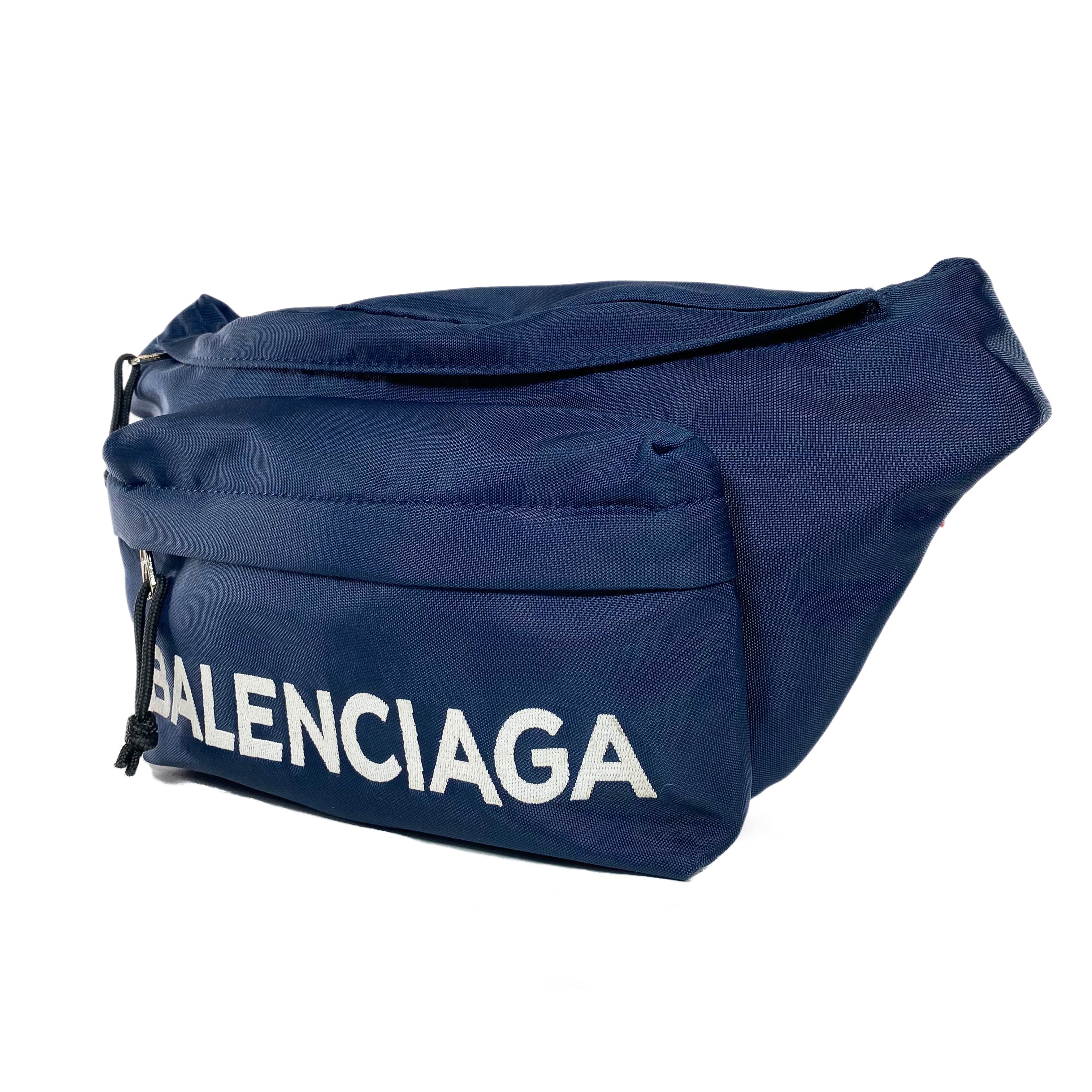 Balenciaga Navy Waist Bag