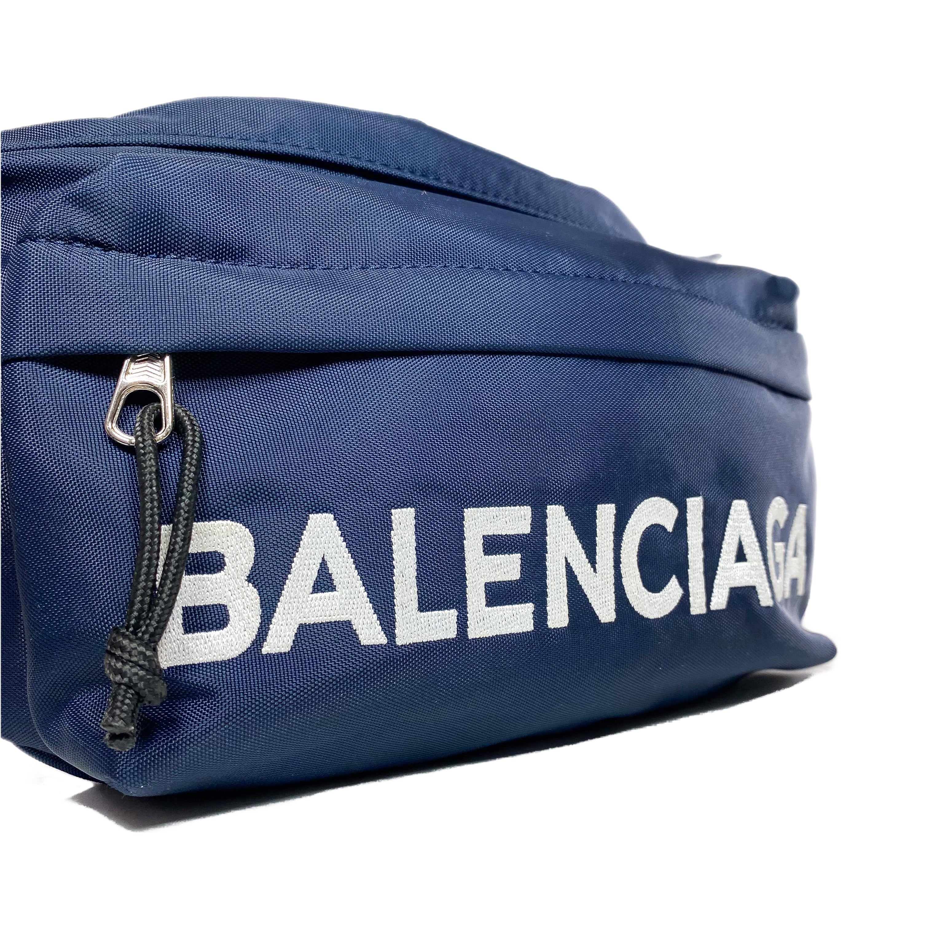 Balenciaga Navy Waist Bag