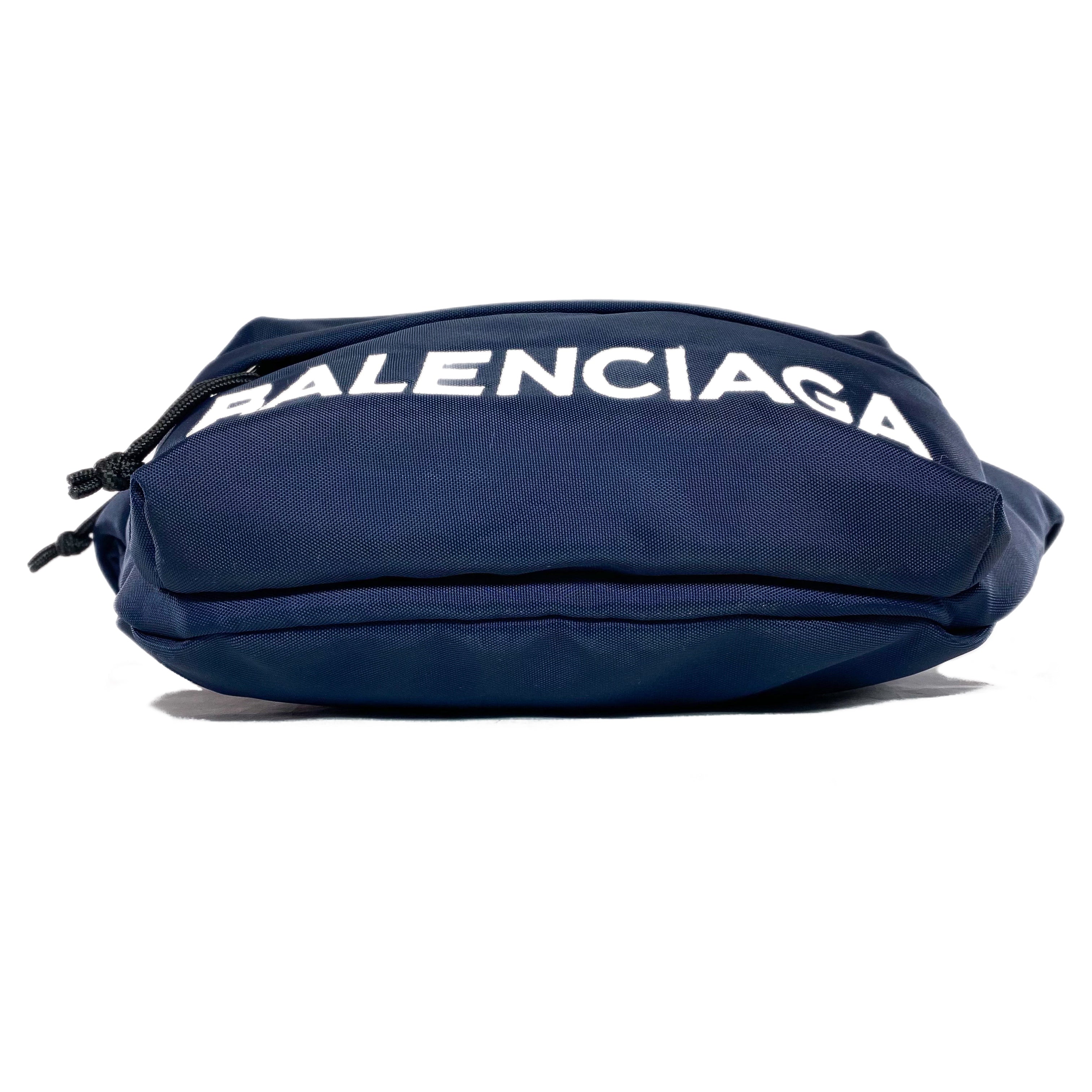 Balenciaga Navy Waist Bag