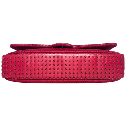 Chanel Raspberry Perforated Easy Flap Bag