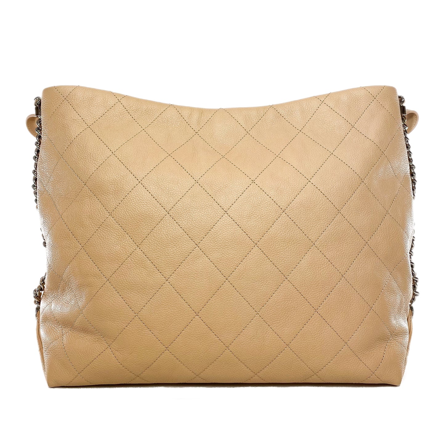 Chanel Beige Braided With Style Large Hobo Bag
