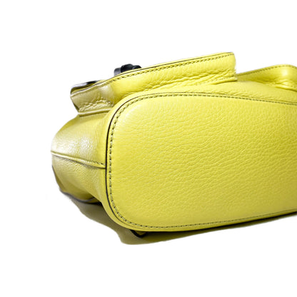 Gucci Yellow Bamboo Tassel Backpack