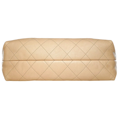 Chanel Beige Braided With Style Large Hobo Bag