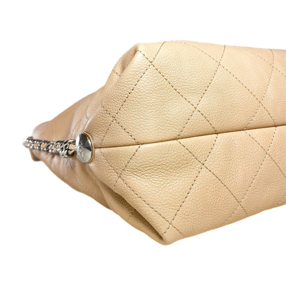 Chanel Beige Braided With Style Large Hobo Bag