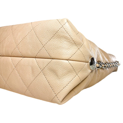 Chanel Beige Braided With Style Large Hobo Bag