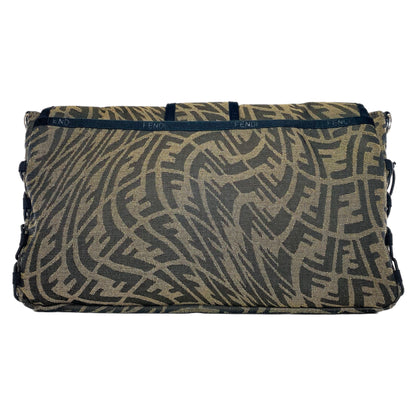 Fendi Baguette Zucca Vertigo Medium Flap Bag