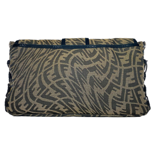 Fendi Baguette Zucca Vertigo Medium Flap Bag