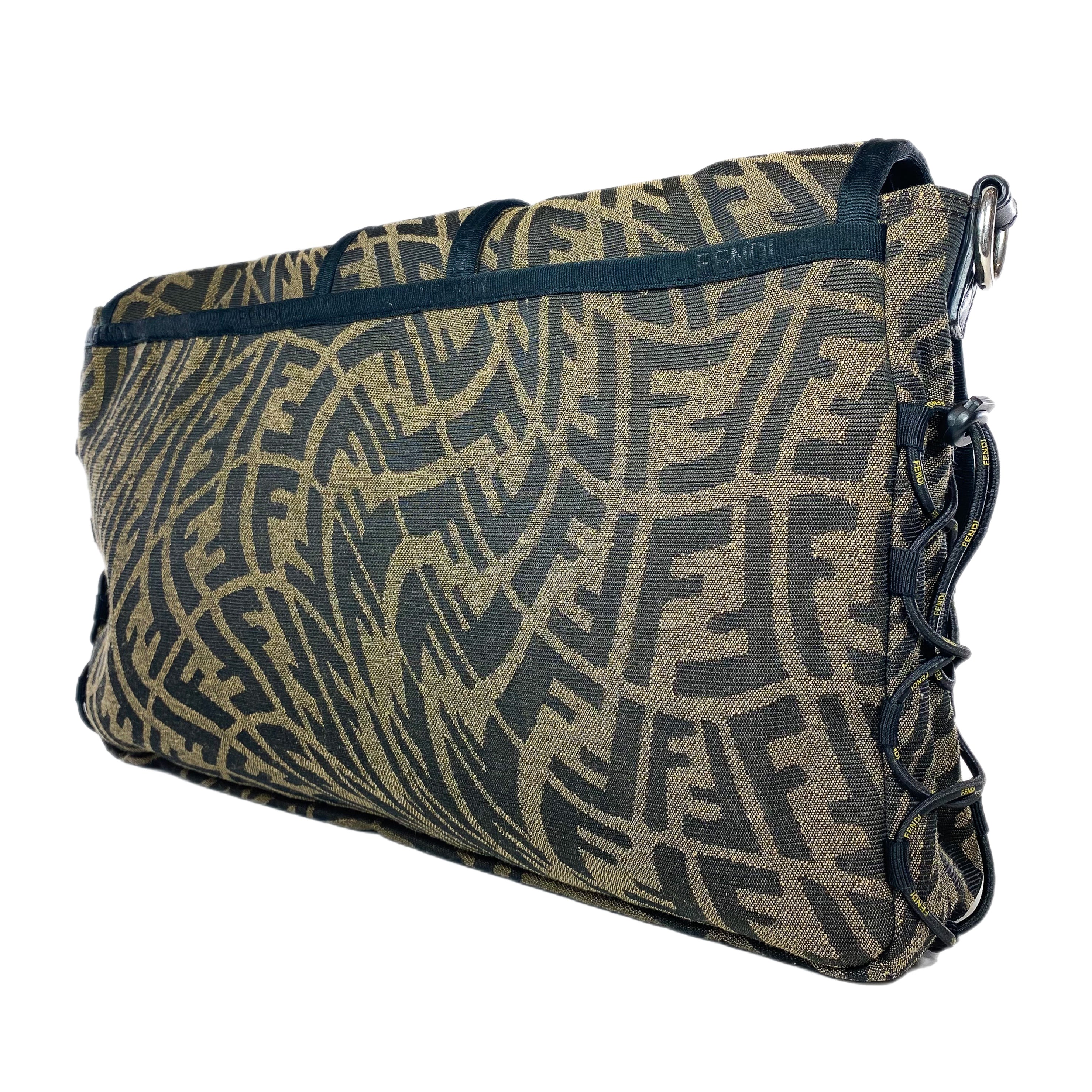 Fendi Baguette Zucca Vertigo Medium Flap Bag – Consign of the Times ™
