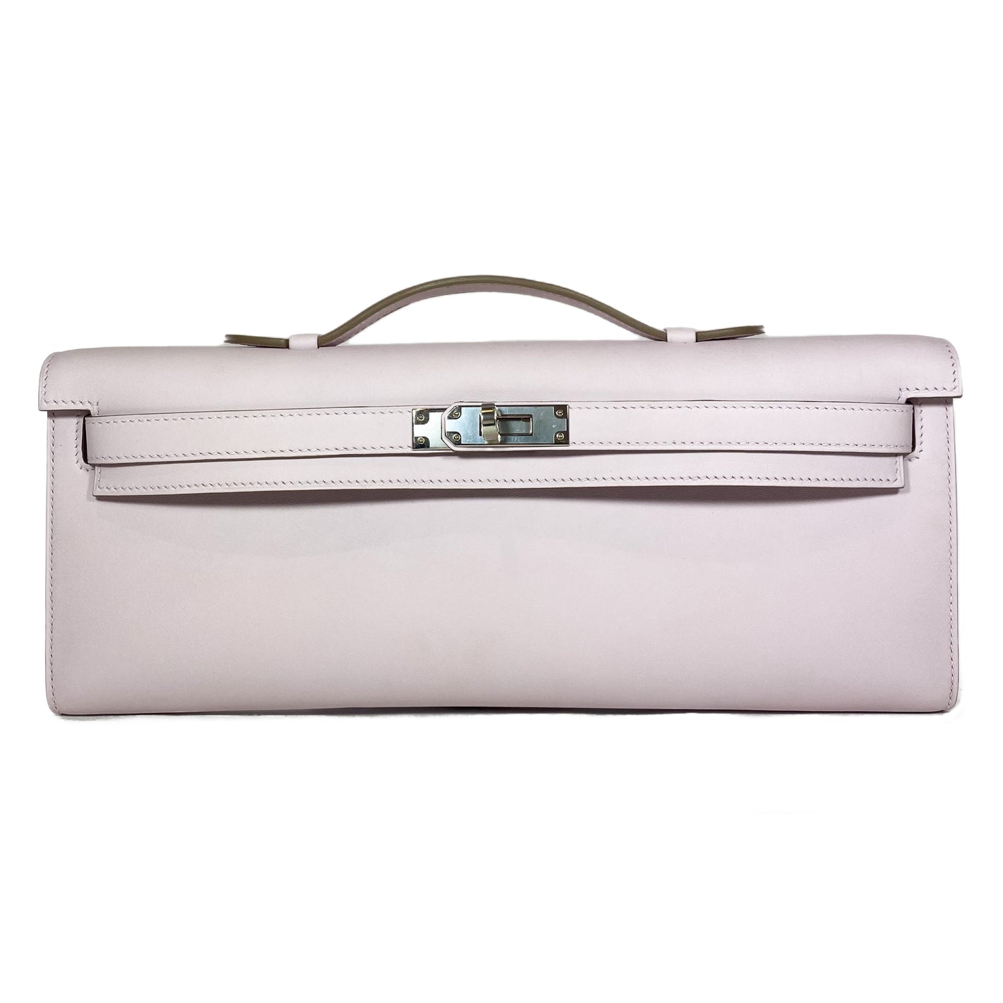 Hermes Kelly Cut Mauve Pale Swift Palladium Hardware