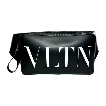 Valentino Black White VLTN Belt Bag