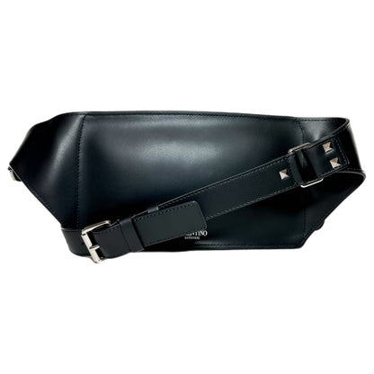 Valentino Black White VLTN Belt Bag