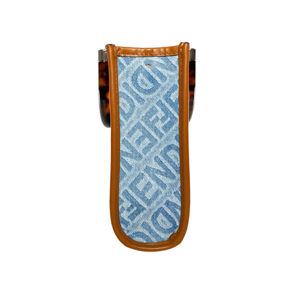 Fendi Denim Mini Sunshine Shopper Tote