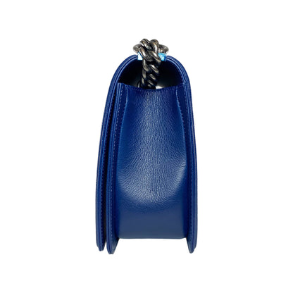 Chanel Navy Boy Bag