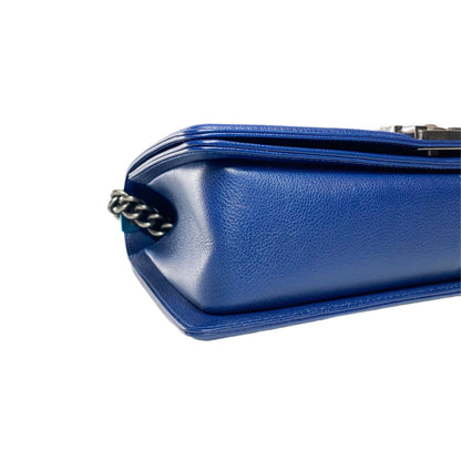 Chanel Navy Boy Bag