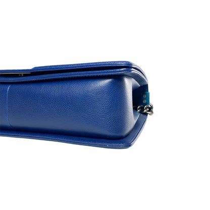 Chanel Navy Boy Bag