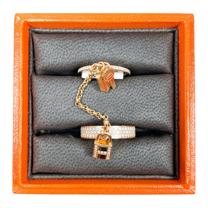 Hermes Kelly Cadenas Double Ring