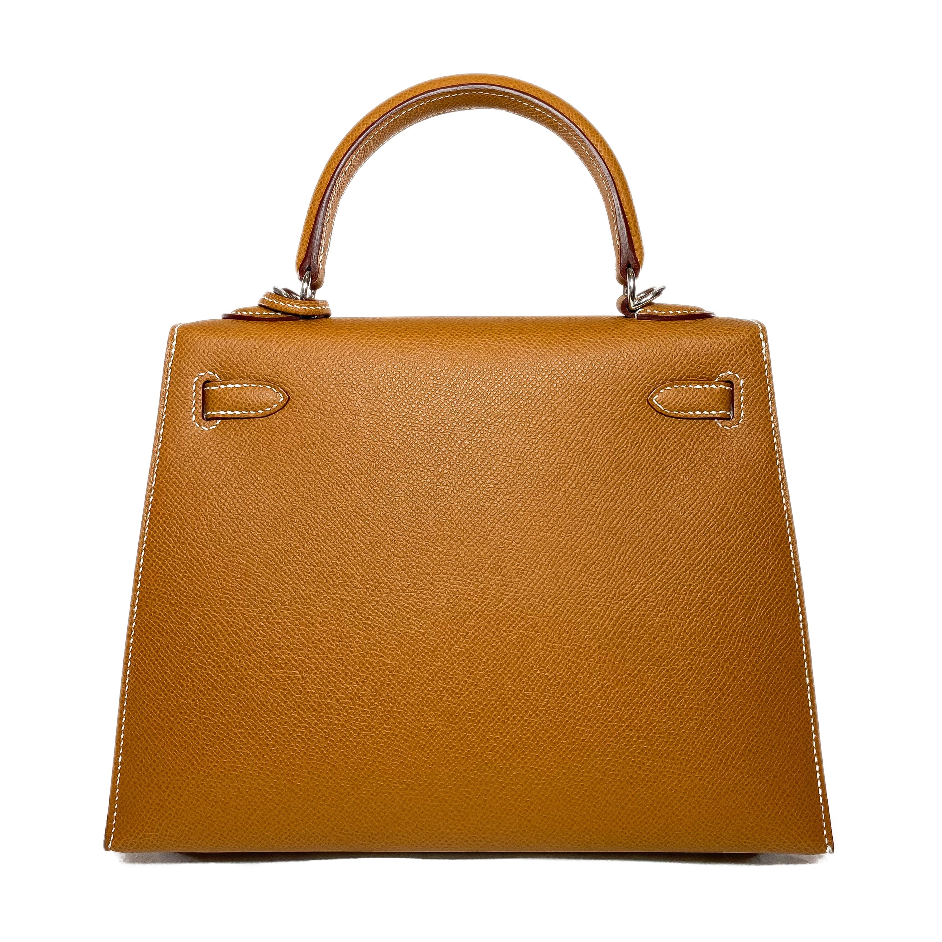 Hermes Kelly 25 Gold Epsom Palladium Hardware