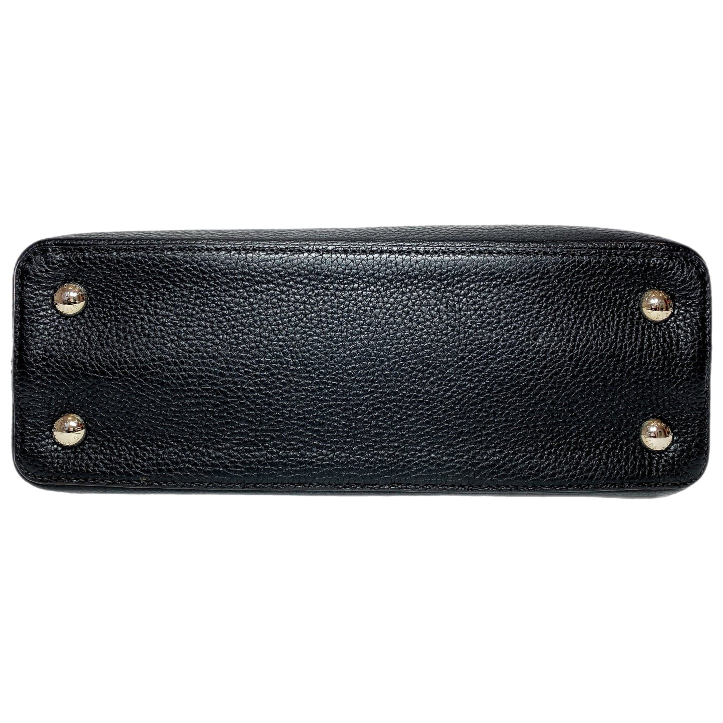 Louis Vuitton Black Python Capucines