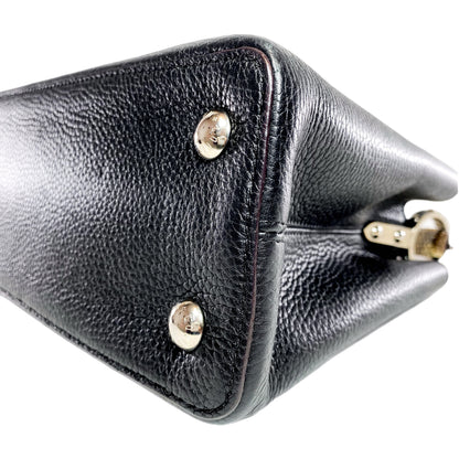 Louis Vuitton Black Python Capucines