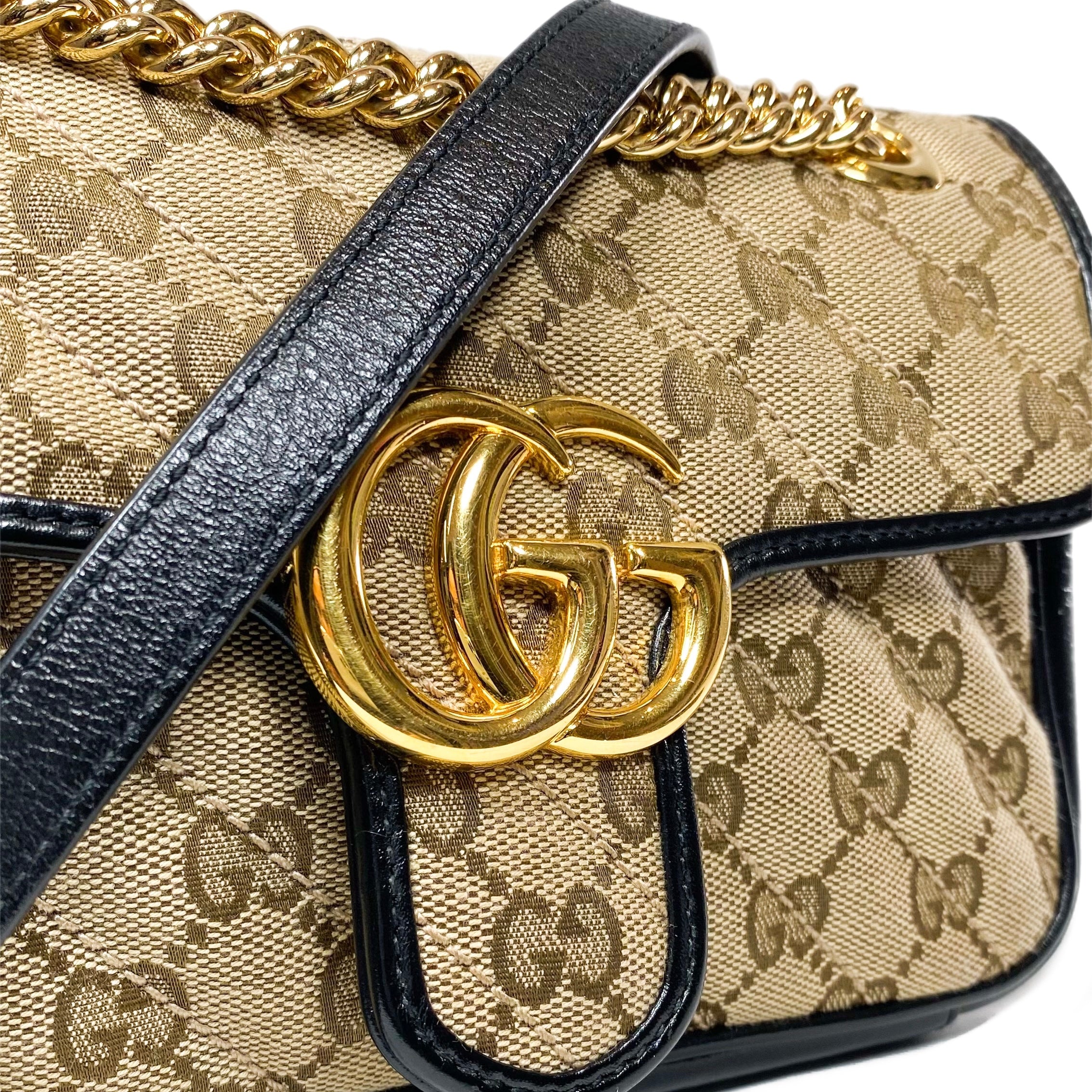 Gucci Monogram GG Marmont Shoulder Bag
