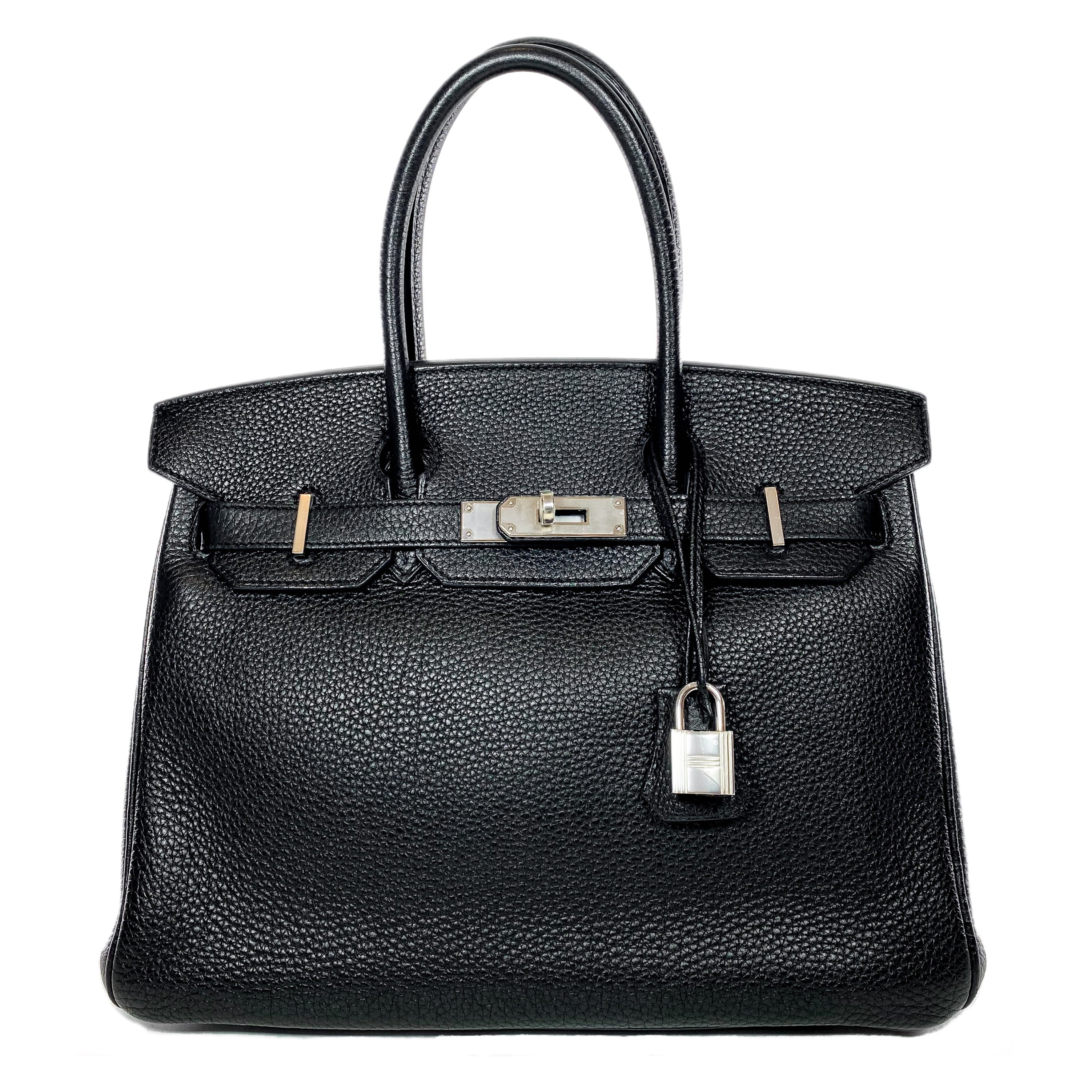 Hermes Birkin 30 Black Togo Palladium Hardware