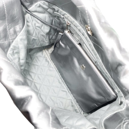 Chanel 22 Metallic Silver