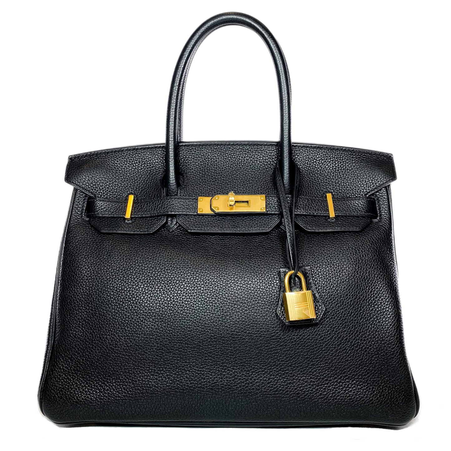 Hermes Birkin 30 Black Togo Gold Hardware