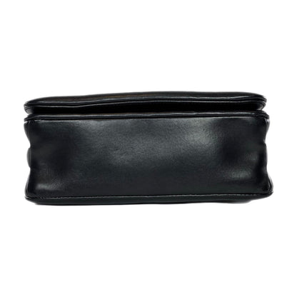 Miu Miu Black Matelasse Shoulder Bag with Chain