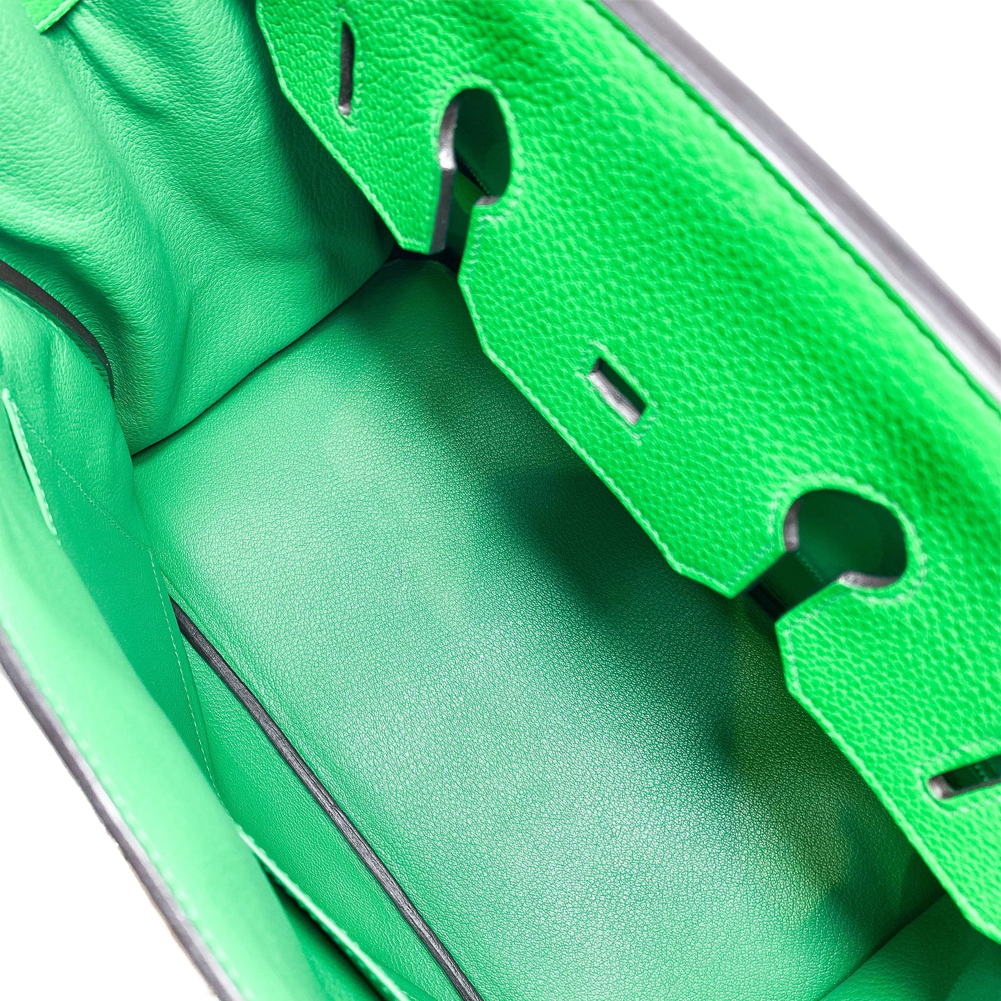 Hermes Birkin 35 Bamboo Togo Palladium Hardware