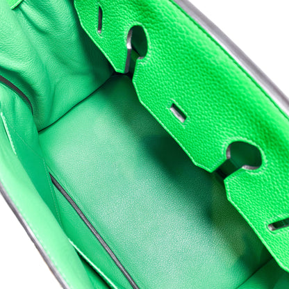 Hermes Birkin 35 Bamboo Togo Palladium Hardware