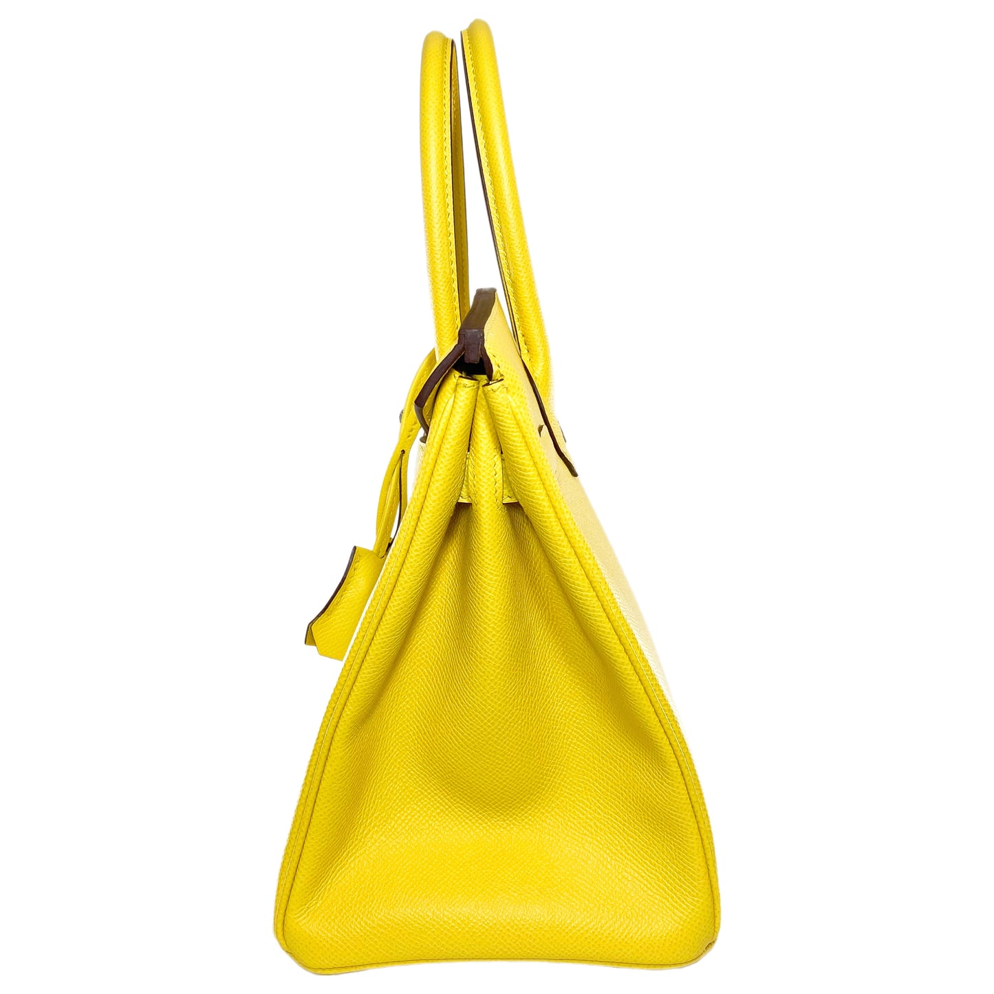 Hermes Birkin 30 Jaune de Naples Epsom Palladium Hardware