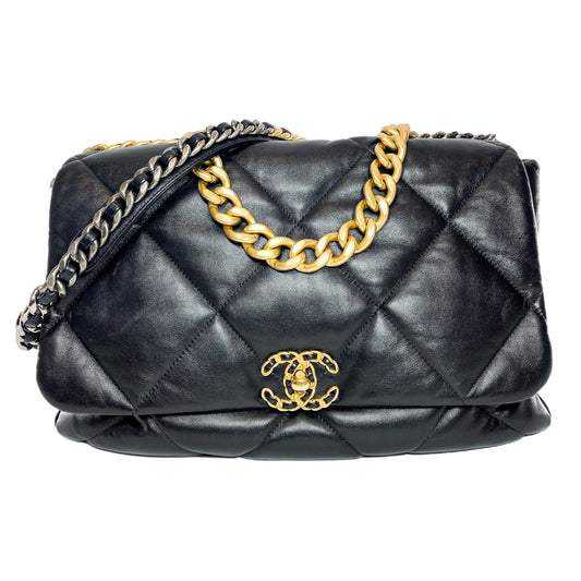 Chanel 19 Black Maxi