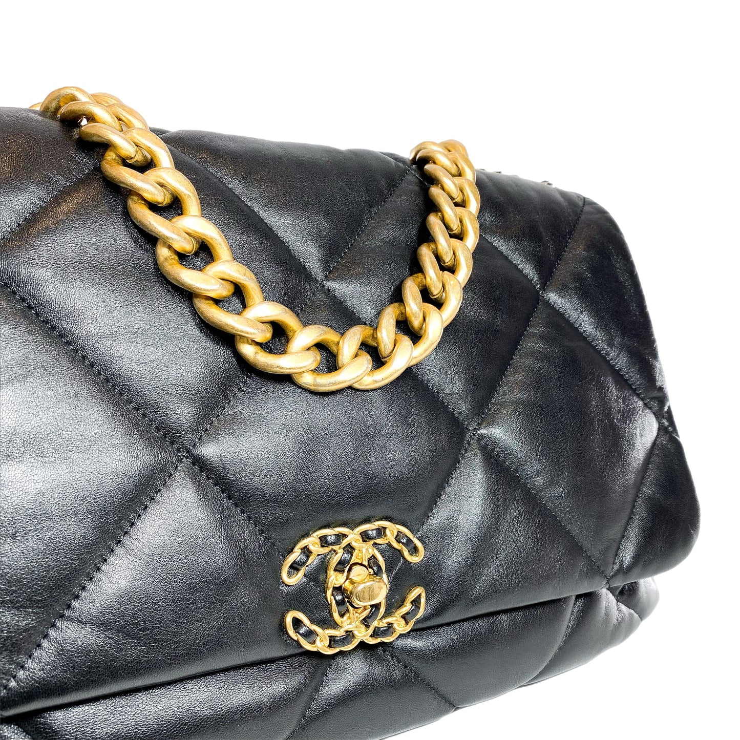 Chanel 19 Black Maxi