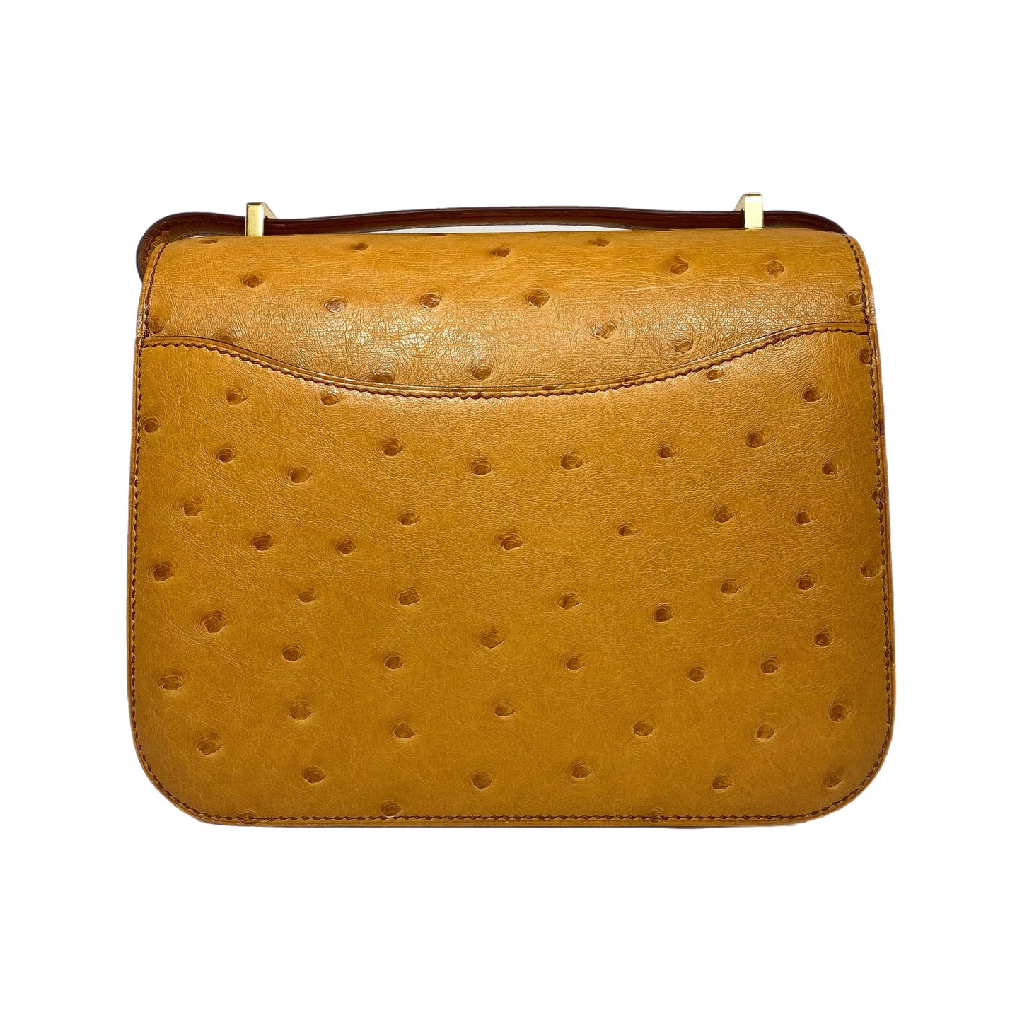Hermes Constance 18 Gold Ostrich Gold Hardware