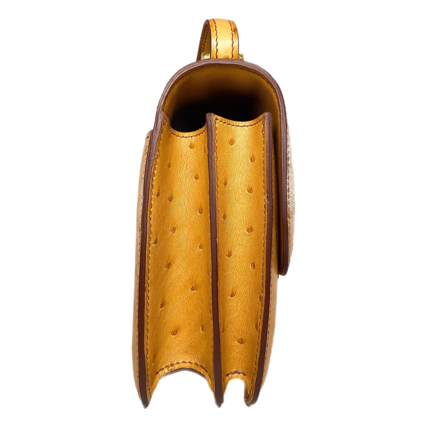 Hermes Constance 18 Gold Ostrich Gold Hardware