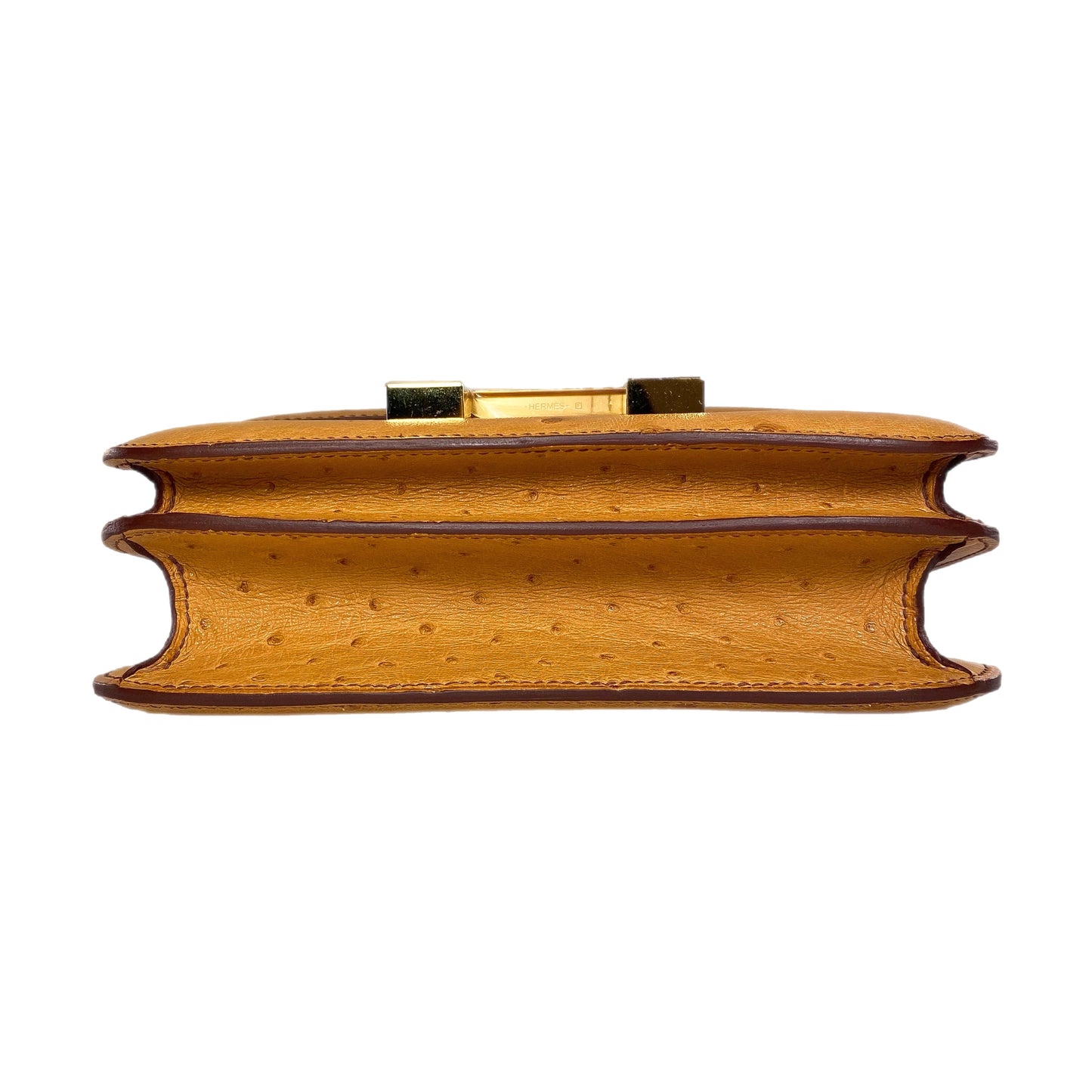 Hermes Constance 18 Gold Ostrich Gold Hardware