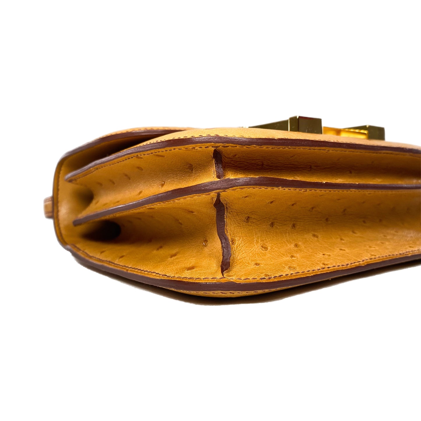 Hermes Constance 18 Gold Ostrich Gold Hardware