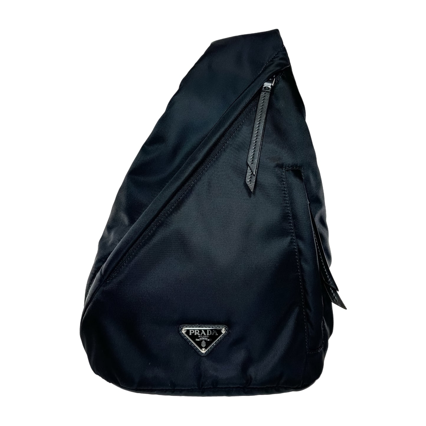 Prada Black Re-Nylon Sling Backpack