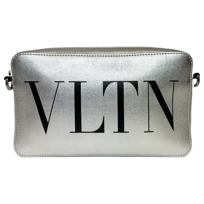 Valentino Silver VLTN Crossbody Bag