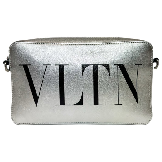 Valentino Silver VLTN Crossbody Bag