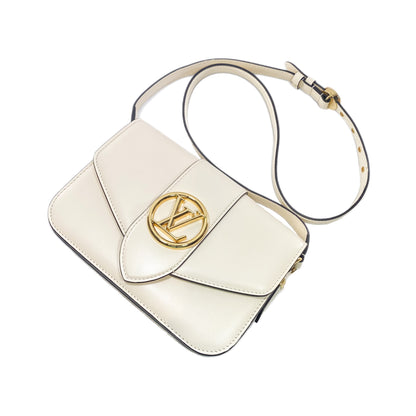 Louis Vuitton Creme Pont 9 Crossbody Bag