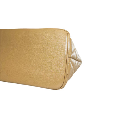 Chanel Beige Medallion Tote Bag