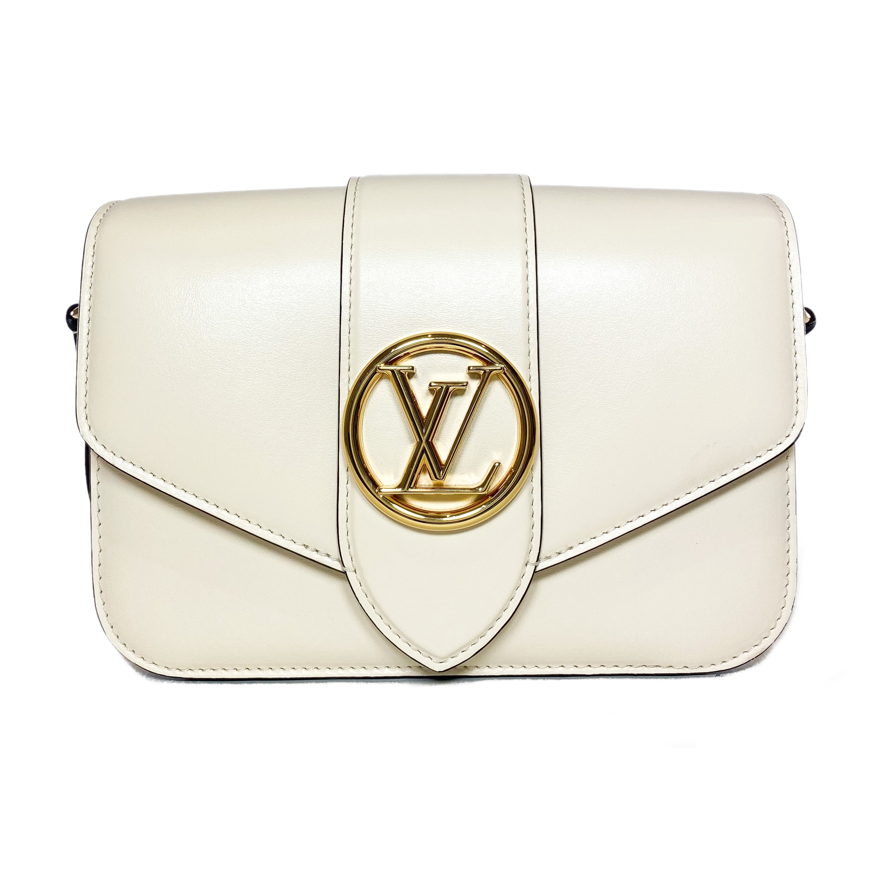 Louis Vuitton Creme Pont 9 Crossbody Bag