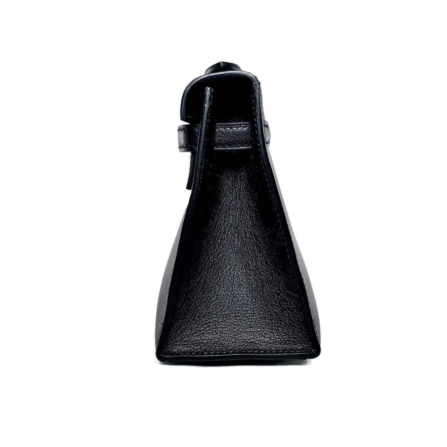 Hermes Kelly Pochette Noir Madame Gold Hardware