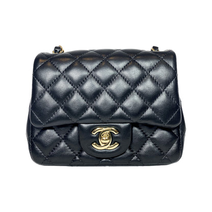 Chanel Black Mini Square Flap Bag