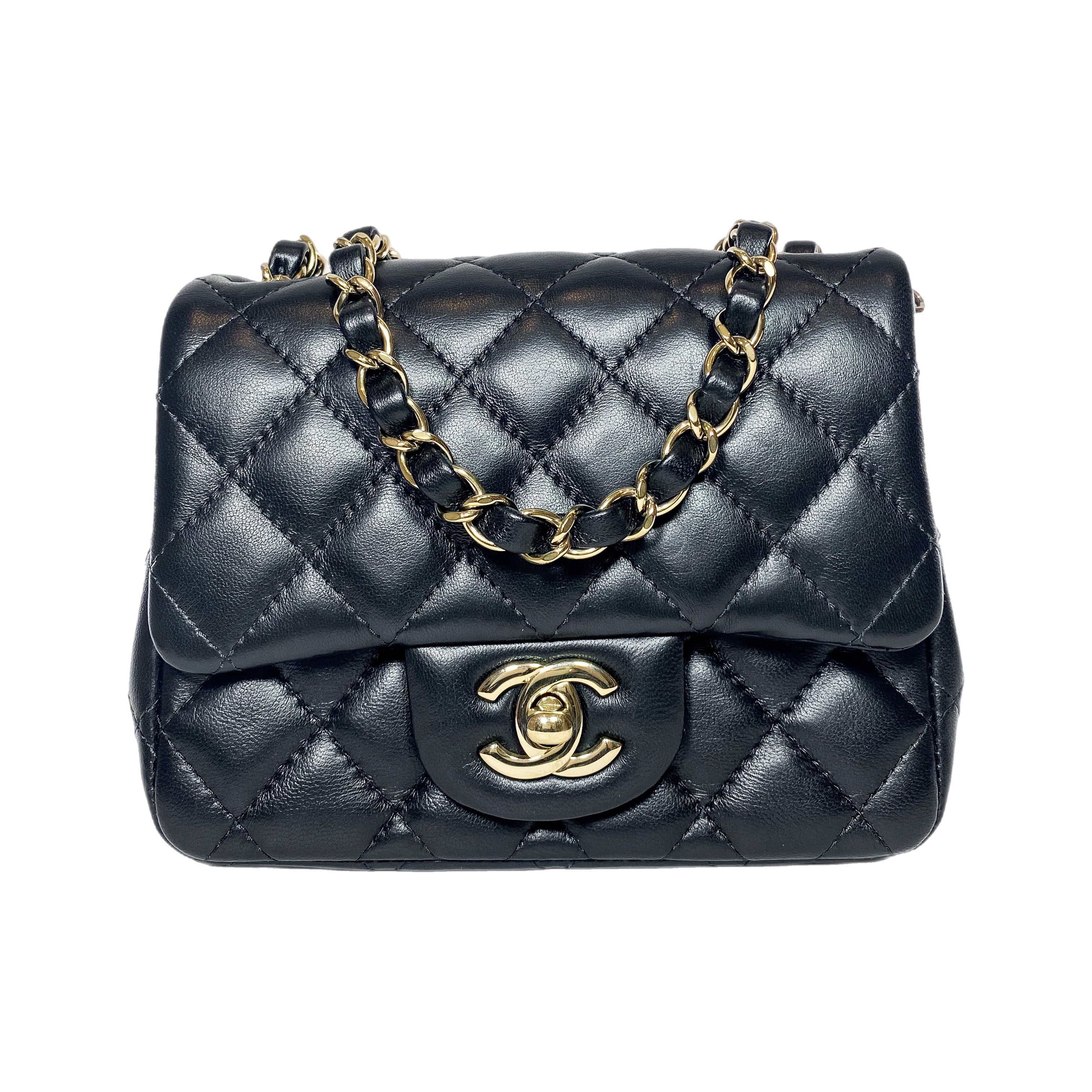 Chanel Black Mini Square Flap Bag