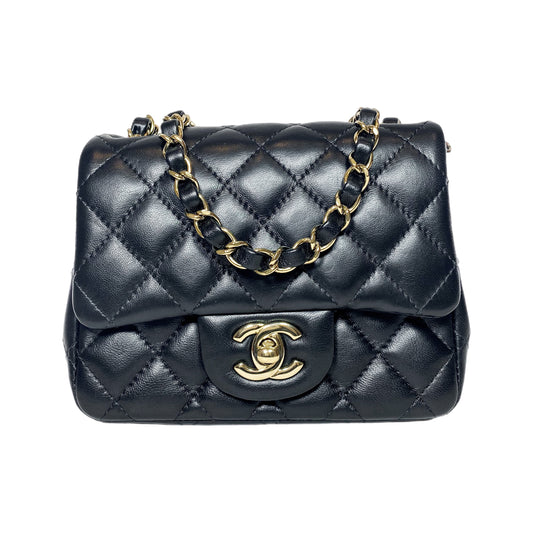 Chanel Black Mini Square Flap Bag