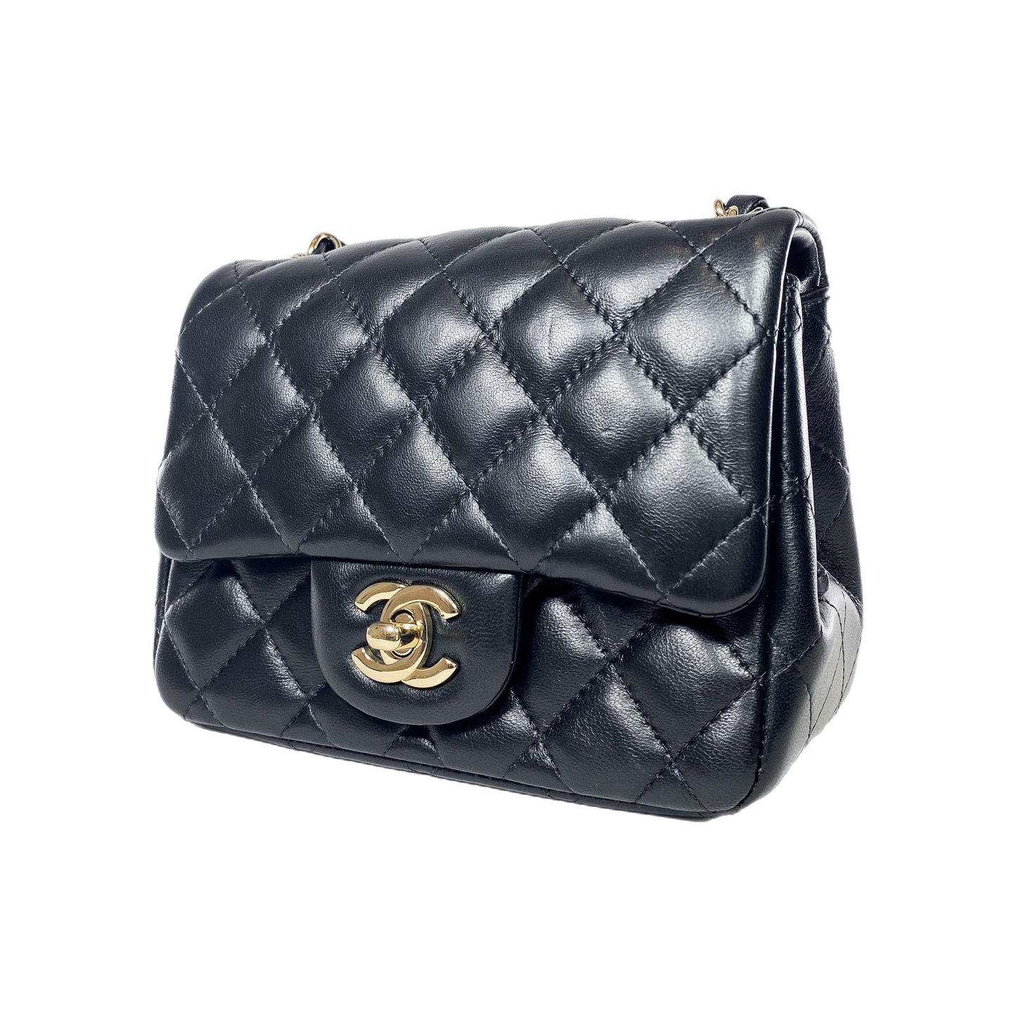 Chanel Black Mini Square Flap Bag